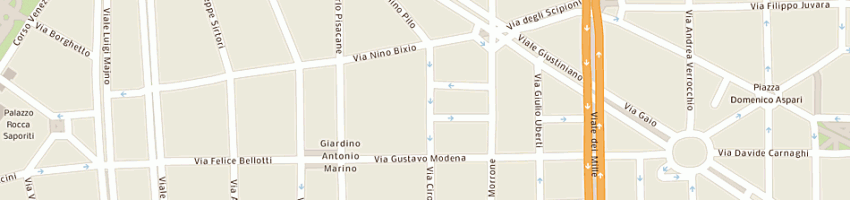 Mappa della impresa clerici enrico a MILANO