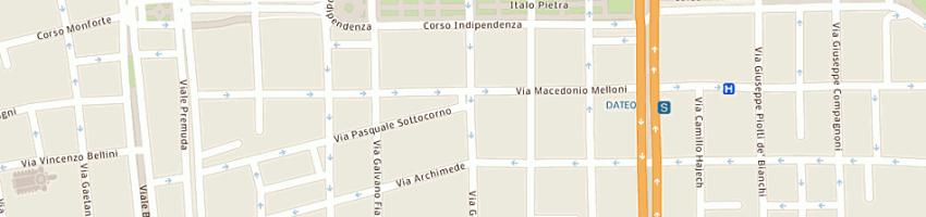 Mappa della impresa ost - richdi lucia pozzoni a MILANO