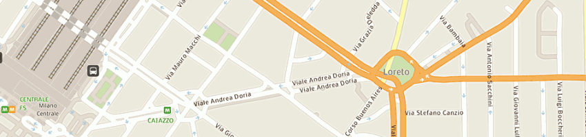Mappa della impresa bianchi maria cristina a MILANO