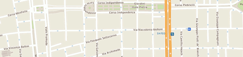 Mappa della impresa rudico international spa a MILANO