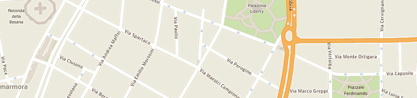 Mappa della impresa maurizio sacco a MILANO