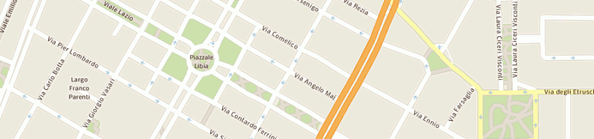 Mappa della impresa mauri gian piero a MILANO