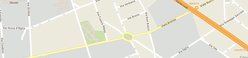 Mappa della impresa castadiva srl a MILANO