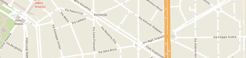 Mappa della impresa bonfadini bossi ettore a MILANO