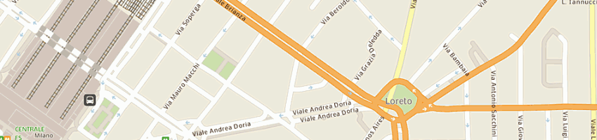 Mappa della impresa pregiate carni piemontesi ercole villa e c (snc) a MILANO