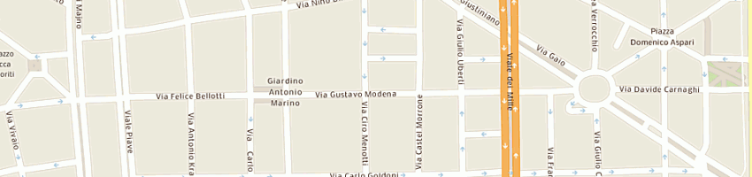 Mappa della impresa ima outdoor srl a MILANO