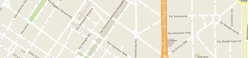 Mappa della impresa coltro bruno a MILANO