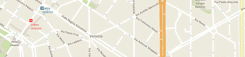 Mappa della impresa pasticceria venezia snc a MILANO