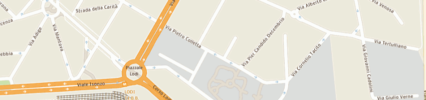 Mappa della impresa net line di ivan sarcina e c sas a MILANO