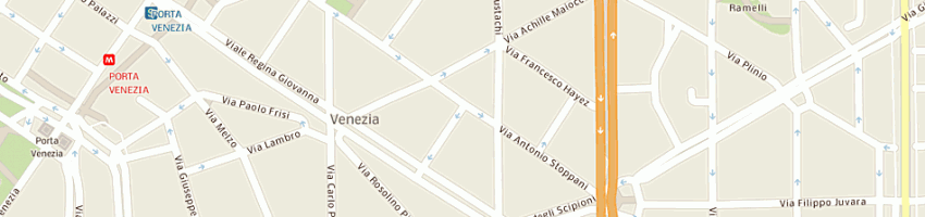 Mappa della impresa ferro pitre' e c - societa' in nome collettivo di ferro alberto pitre' giuseppe giovann a MILANO