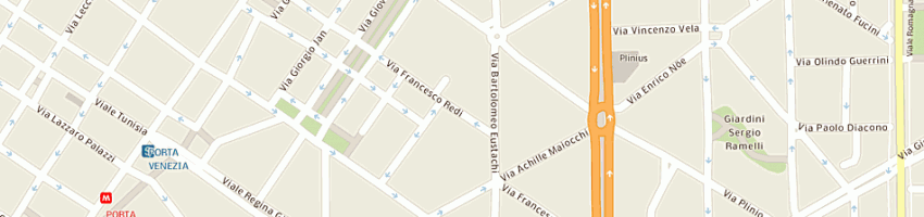 Mappa della impresa studio leg casulini avv roberta a MILANO
