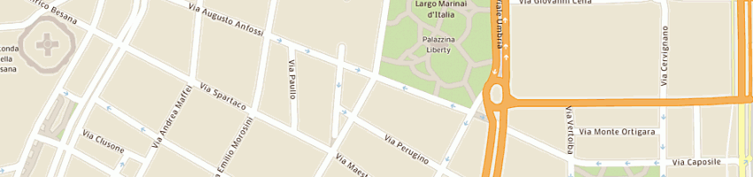 Mappa della impresa denicar spa a MILANO
