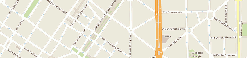 Mappa della impresa cms (srl) a MILANO