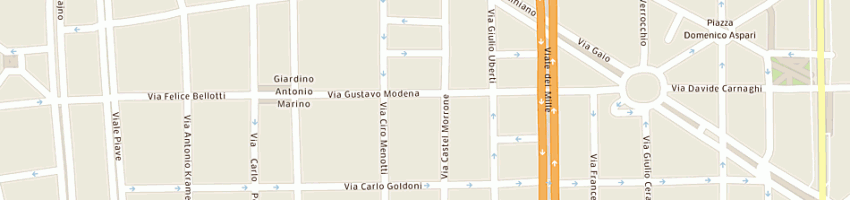 Mappa della impresa mancuso sebastiano a MILANO