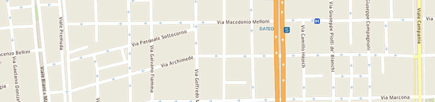 Mappa della impresa spotti delia maria a MILANO