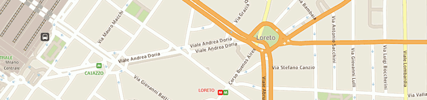 Mappa della impresa ordesa logistica srl a MILANO