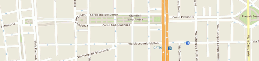 Mappa della impresa club 2 ruote 'guerciotti' a MILANO