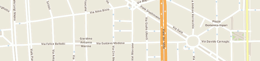 Mappa della impresa studio orru' di daco' rubina a MILANO