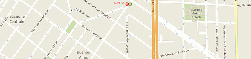 Mappa della impresa centro servizi del terziario di diquattro stefano e c sas a MILANO