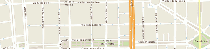 Mappa della impresa fuori dal comune snc di stefano rotondo e c a MILANO