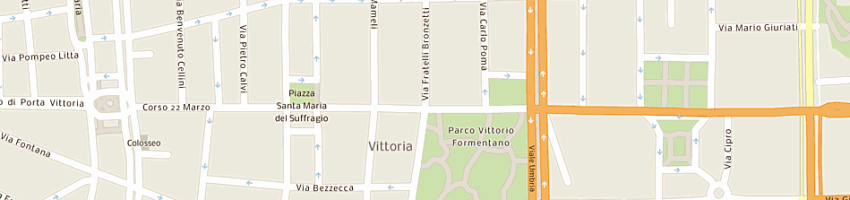 Mappa della impresa aliberti lucia a MILANO