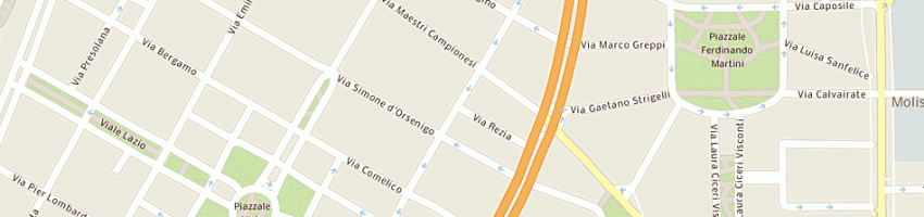 Mappa della impresa graphics project di sandri alessio a MILANO
