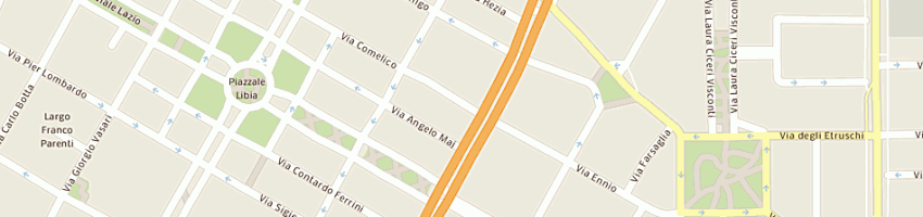 Mappa della impresa simonelli simonetta a MILANO