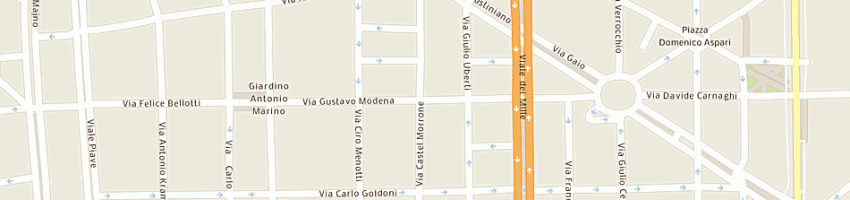 Mappa della impresa la grassa roberto a MILANO