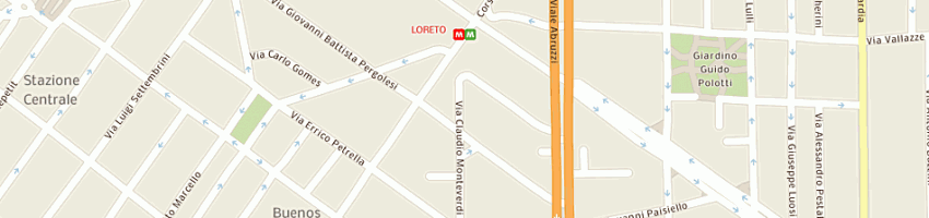 Mappa della impresa benato barbara a MILANO
