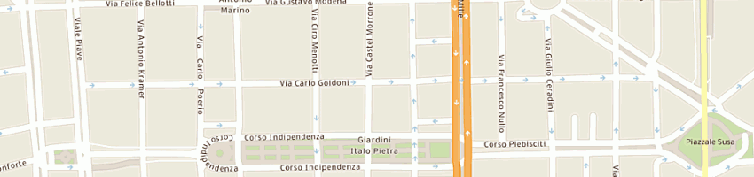 Mappa della impresa lombarda gas - srl a MILANO