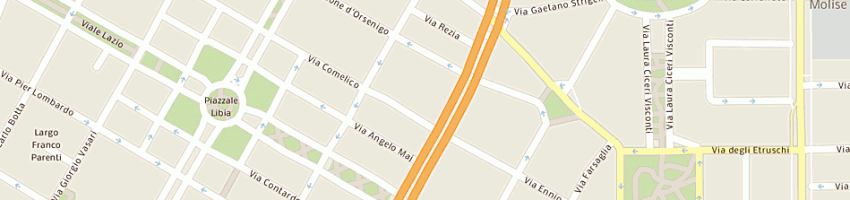 Mappa della impresa clusit a MILANO