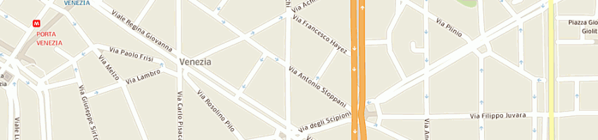 Mappa della impresa winsome italia spa a MILANO