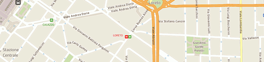 Mappa della impresa carrera store a MILANO