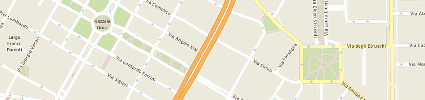 Mappa della impresa alibrandi francesco a MILANO