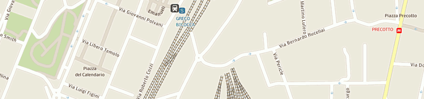 Mappa della impresa quercia michele a MILANO