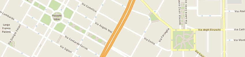 Mappa della impresa testa domenico a MILANO