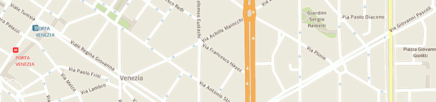 Mappa della impresa tanduo sabrina a VENEZIA
