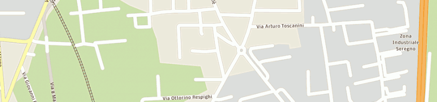 Mappa della impresa tfc nobilitazione tessuti srl a SEREGNO