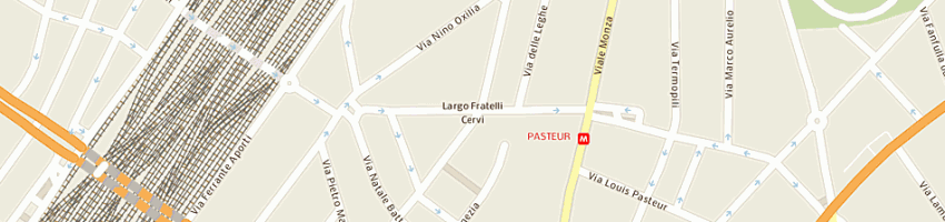 Mappa della impresa stile 3 di randazzo basilio a MILANO