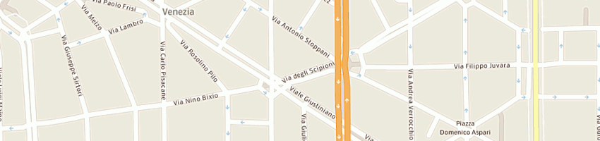 Mappa della impresa arte' moda' di allieri andrea a MILANO