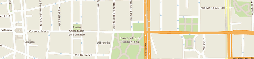 Mappa della impresa magnol italia srl a MILANO