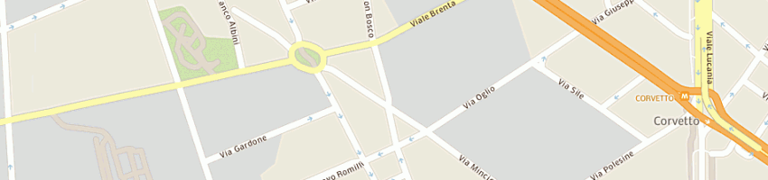 Mappa della impresa global service srl societa' di servizi a MILANO