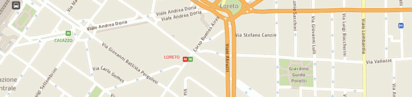 Mappa della impresa gran gala sas di nolli luciana e c a MILANO