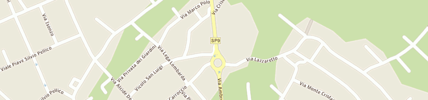 Mappa della impresa sala sergio a GIUSSANO