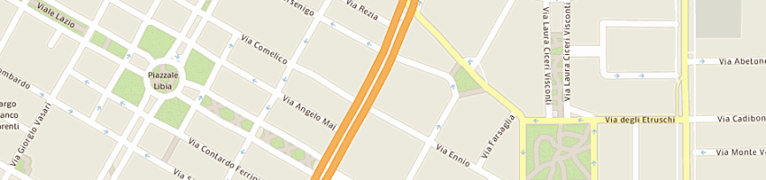 Mappa della impresa ristorante da angelo a MILANO