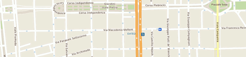 Mappa della impresa europa press service di gennaio granato a MILANO