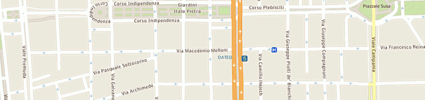 Mappa della impresa socinter (srl) a MILANO