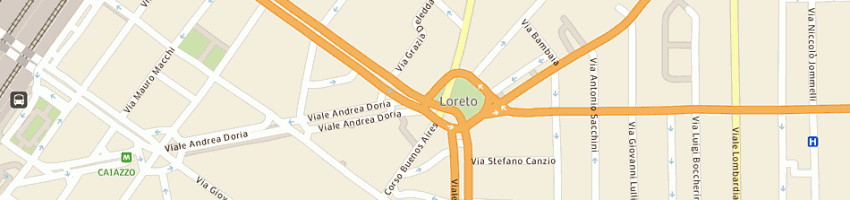 Mappa della impresa upim srl a MILANO