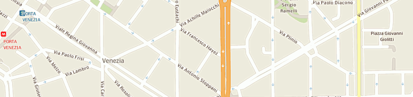 Mappa della impresa soa srl a MILANO