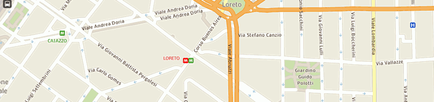 Mappa della impresa dossena patrizia a MILANO